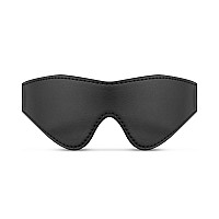 Маска Bedroom Fantasies: Faux Leather Blindfold, черная