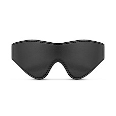 Маска Bedroom Fantasies: Faux Leather Blindfold, черная