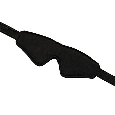 Маска на глаза Liebe Seele Boudoir Amor Blindfold Black, плотное прилегание, бархатный финиш