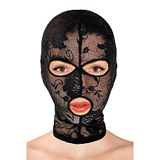 Капюшон Fetish Tentation Patterned Fishnet Hood, ажурная сетка