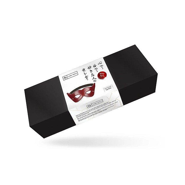 Кожаная маска на глаза Liebe Seele Wine Red Eye Mask