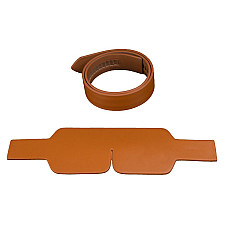 Маска на глаза LOCKINK Blindfold Kit, коричневая, натуральная кожа, регулируемый объем