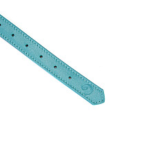 Маска на очі Liebe Seele Blue Lamb Leather Blindfold with Velvet Lining