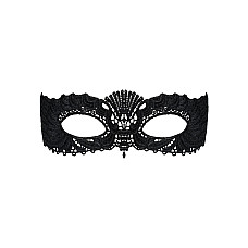 Кружевная маска Obsessive A700 mask, единый размер, черная