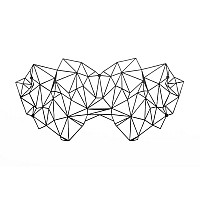 Маска на обличчя Bijoux Indiscrets - Kristine Mask, вінілова, клейове кріплення, без зав'язок