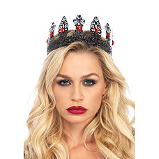 Филигранная корона с камнями Leg Avenue Filigree royal crown, металл