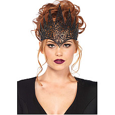 Широкая корона Leg Avenue Die Cut Royal Crown, черная