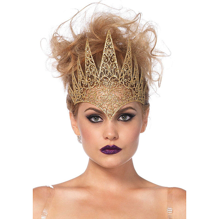 Широкая корона Leg Avenue Die Cut Royal Crown, золотая