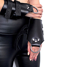 Манжеты для подвеса за руки Art of Sex – Kinky Hand Cuffs For Suspension, черные, натуральная кожа