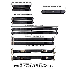 Фиксаторы рук и ног для кровати LOCKINK BDSM Adjustable Bed Restraint Kit