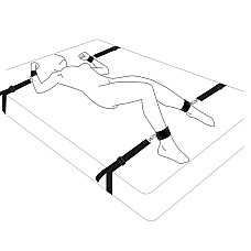 Растяжка на кровать Art of Sex – BDSM No pain – No game