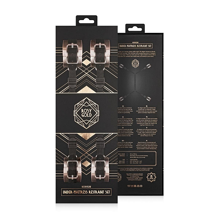 Фиксатор рук и ног для кровати Rosy Gold - Under-Mattress Restraint Set