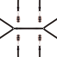 Фиксатор рук и ног для кровати Rosy Gold - Under-Mattress Restraint Set
