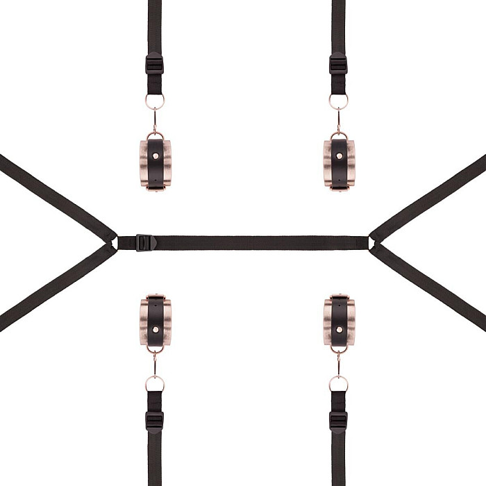 Фиксатор рук и ног для кровати Rosy Gold - Under-Mattress Restraint Set
