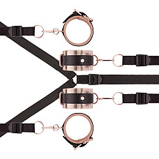 Фиксатор рук и ног для кровати Rosy Gold - Under-Mattress Restraint Set