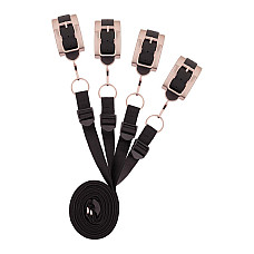 Фиксатор рук и ног для кровати Rosy Gold - Under-Mattress Restraint Set