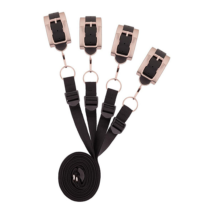 Фиксатор рук и ног для кровати Rosy Gold - Under-Mattress Restraint Set