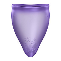 Менструальна чаша Fun Factory FUN CUP SIZE A Black Currant, багаторазова, діаметр 4 см, об’єм 20 мл