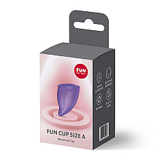 Менструальна чаша Fun Factory FUN CUP SIZE A Black Currant, багаторазова, діаметр 4 см, об’єм 20 мл