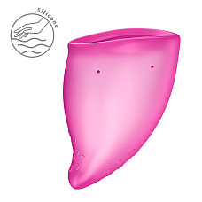 Менструальна чаша Fun Factory FUN CUP SIZE B Magenta, багаторазова, діаметр 4,3 см, об’єм 30 мл