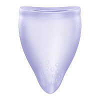 Менструальна чаша Fun Factory FUN CUP SIZE B Purple, багаторазова, діаметр 4,3 см, об’єм 30 мл