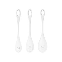 Набір йоні намистин Satisfyer Yoni Power 1 White, діаметр 2-2,5-3см, вага 22-46-74гр