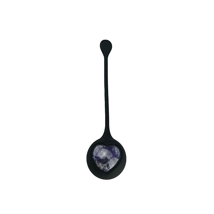 Вагинальные шарики Adrien Lastic Harmony Stones, полудрагоценные камни, диаметр 3 см, 2 держателя