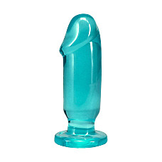 Набор анальных пробок Doc Johnson Crystal Jellies - Anal Starter Kit- Teal