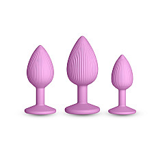 Набор анальных пробок NS Novelties INYA - Triple Ace Kit - Blush