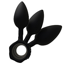 Набор анальных пробок Bathmate Anal Training Plugs, диаметр 2,5см - 3,1см - 3,8см