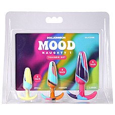 Набор анальных пробок Doc Johnson Mood Naughty 1 Kaleidoscope Trainer Set