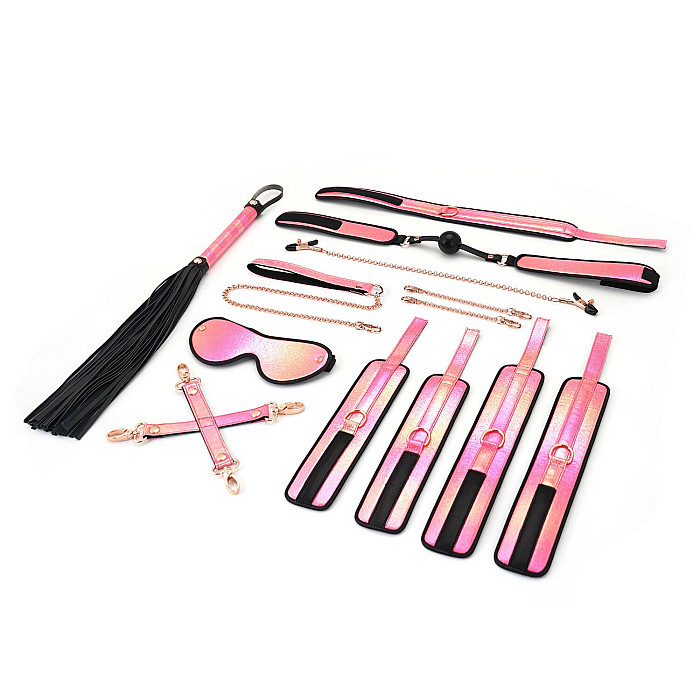 БДСМ-набор Liebe Seele Vivid Sakura 8 Pieces Set, 8 аксессуаров, экокожа на бархатной основе