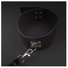 Набор MAI BDSM STARTER KIT Nº 75 Black: плеть, кляп, наручники, маска, ошейник, веревка, зажимы
