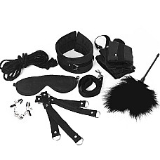 Набір БДСМ Art of Sex - Soft Touch BDSM Set, 9 предметів, Чорний