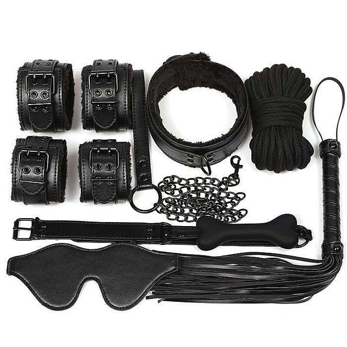 Набор для BDSM 7в1 LY1003 Black