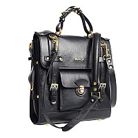 Сумка-трансформер для хранения секс-игрушек LOCKINK Detachable JK Bag, черная, ПВХ
