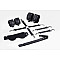 Набір для БДСМ 5 в 1 Feral Feelings BDSM Kit 5 Black, наручники, поножі, хрестовина, маска, падл