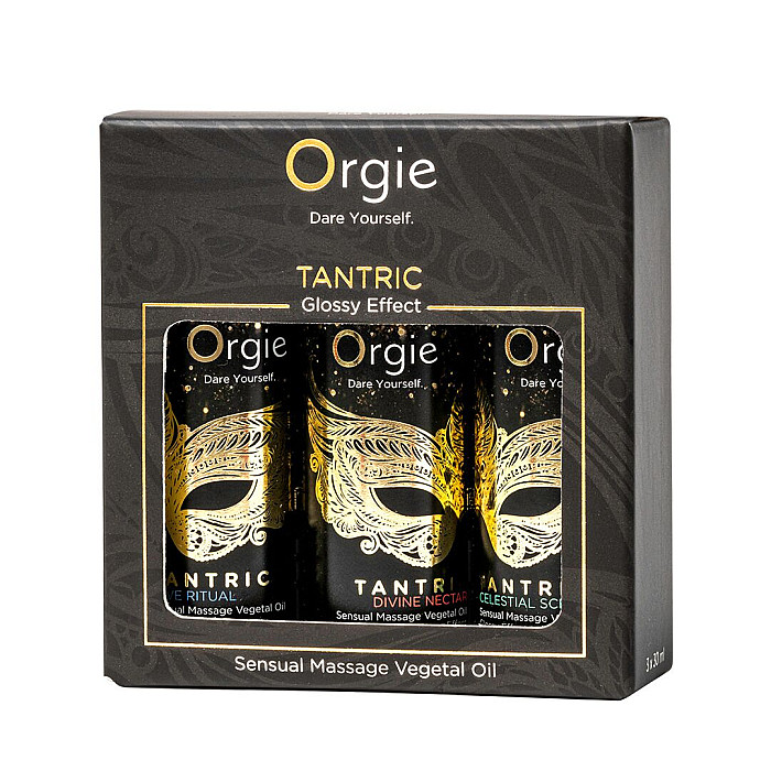 Набір олій для тантричного масажу Orgie – Tantric Mini Size Collection (3х30 мл), зволоження