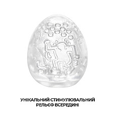 Набор мастурбаторов-яиц Tenga Keith Haring Egg Dance (6 яиц)