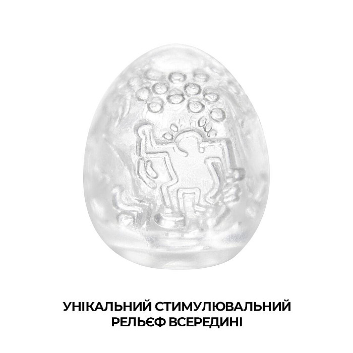Набор мастурбаторов-яиц Tenga Keith Haring Egg Dance (6 яиц)