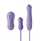 Набор 3в1 Zalo – UNICORN Set Violet, виброяйцо, пульсатор, вакуумный стимулятор