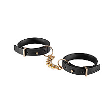 Наручники з екошкіри Bijoux Indiscrets Maze – Thin Handcuffs Black