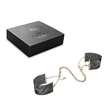 Наручники Bijoux Indiscrets Desir Metallique Handcuffs - Black, металеві, стильні браслети