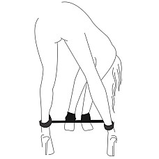 Набір для фіксації Art of Sex - BDSM Straight Line Fixation Simple