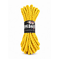 Бавовняна мотузка для шибарі Feral Feelings Shibari Rope, 8 м жовта