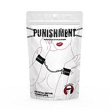 Наручники Punishment - Crystal Detail Handcuffs – Black