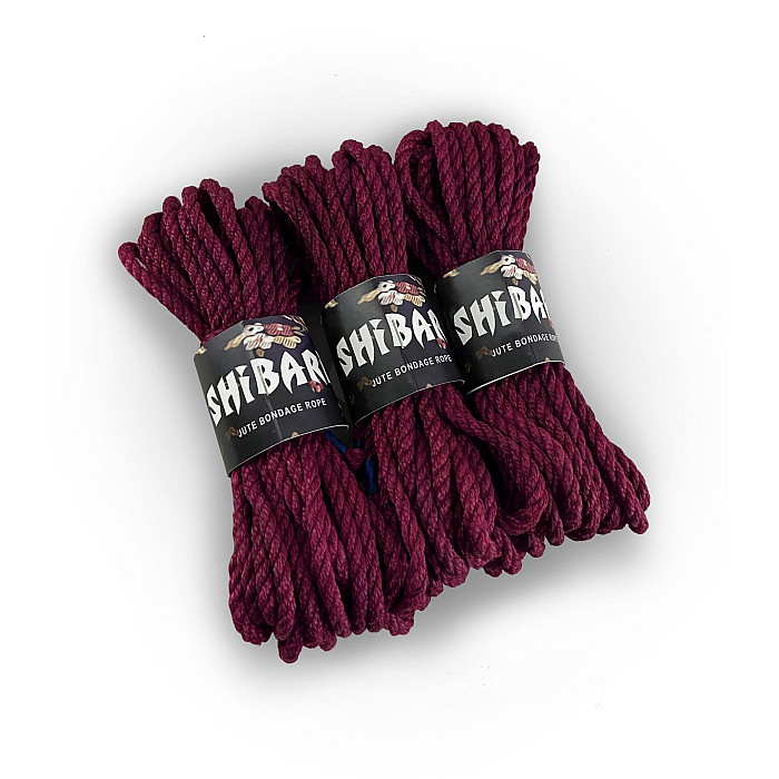 Джутова мотузка для шібарі Feral Feelings Shibari Rope, 8 м фіолетова