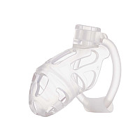 Клітка для пеніса LOCKINK SEVANDA Plastic Penis Chastity Cage - Transparent