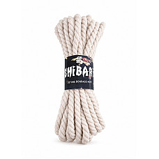 Бавовняна мотузка для шибарі Feral Feelings Shibari Rope, 8 м біла