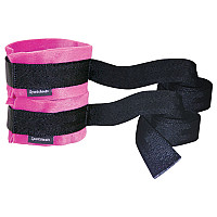 Наручники Sportsheets Kinky Pinky Cuffs тканевые, с лентами для фиксации